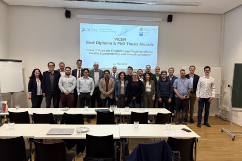 Participants of ViCEM Diploma Thesis &amp; PhD Thesis Award 2025
